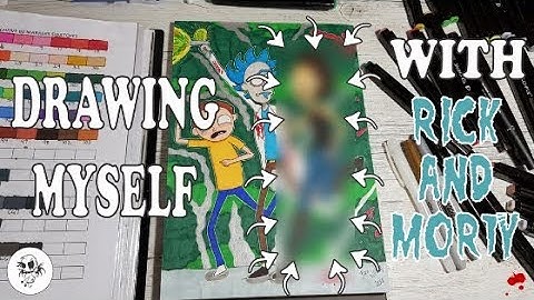 THE RICK and MORTY DRAWING CHALLENGE | Drawing Myself as a Character in Rick and Morty