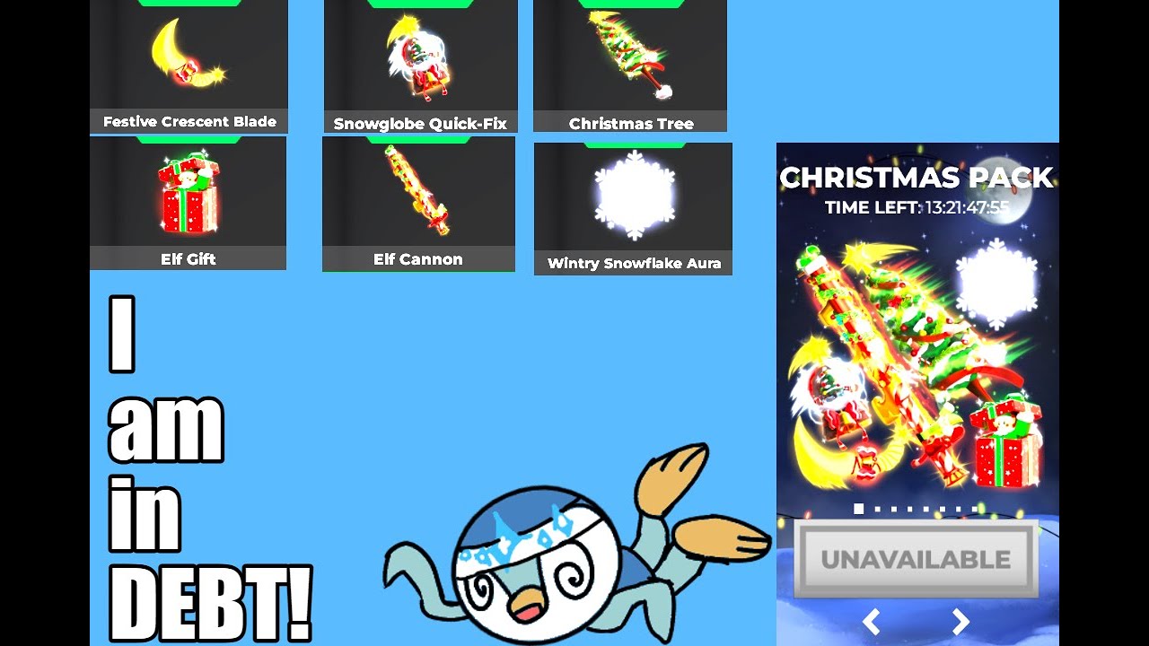 Reviewing the CHRISTMAS SKIN PACK in Asylum Life
