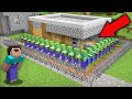 WHY DID THE ZOMBIE ARMY TAKE OVER MY HOUSE IN MINECRAFT ? 100% TROLLING TRAP !