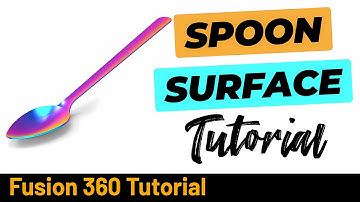 Fusion 360 oppervlaktemodellering - Lepel