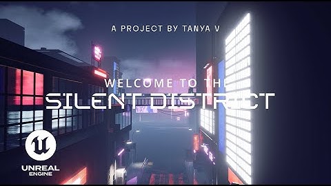 Trailer - Cyberpunk Style Asian Street Scene – UE5 Cinematic Environment