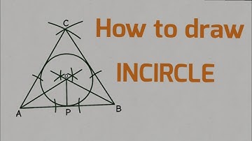 How to draw Incircle of an equilatteral triangle |#geometry class 10