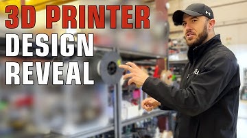 "Never-Before-Seen" Look at Our Latest 3D Printer Design | Mass Production 3D Print Farm