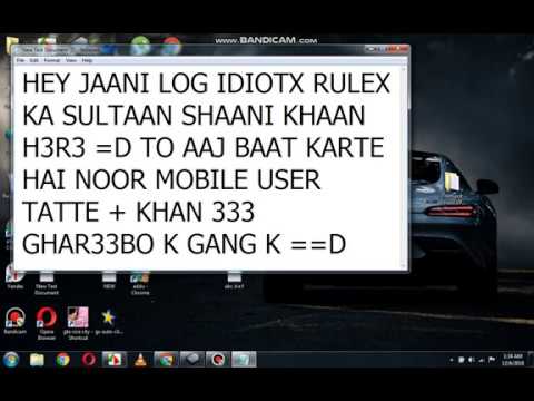 NOOR PRINCE + USKA GANG DAFAN TATTE MERE IDZ BLOCK PAIL GAYE NON ME =D IDIOTX H3R3 ON VEDIO PROOF