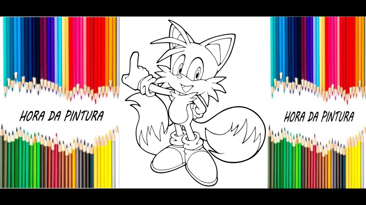 Desenholandia Colorindo Sonic e outros Personagens do Jogo Sonic