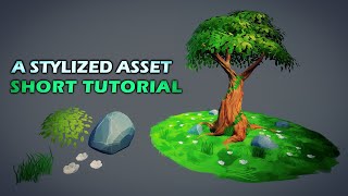 How I made a Stylized Forest Asset in Dreams (Tutorial) | Dreams PS4/PS5