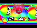SUPER BALL RUN 2048 (HACK GAME) - Gameplay walktrough android iOS