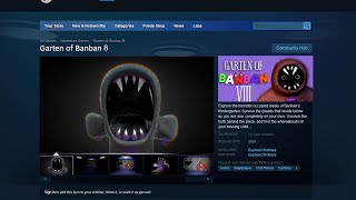 Finally!! Garten of BANBAN 8 Available on Steam Page | euphoric brothers