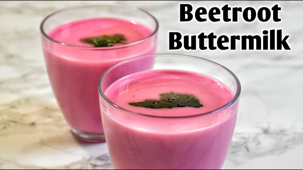 Beetroot Buttermilk Spiced Beetroot Buttermilk Beetroot Lassi Chaas YouTube