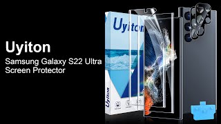 Installation Video for Samsung Galaxy S22 Ultra TPU Screen Protector