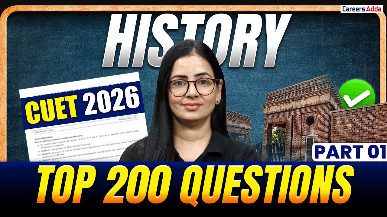 CUET 2026 History | Top 200 MCQs | Complete CUET Humanities Preparation ...