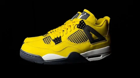 Jordan 4 "Lightning" Review and On-Foot