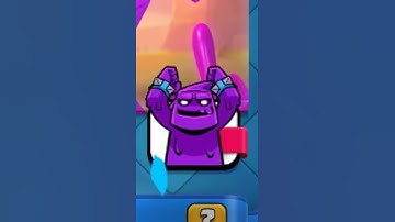 Getting The New Clash Royale Elixir Golem Emote!