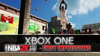 XBOX ONE - NBA 2K14 First Gameplay Impressions | Interface - Modes - NBA Blacktop | 1080p HD
