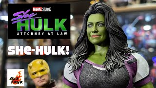 HOT TOYS Disney Plus She-Hulk 1/6 Scale Figure Review + DareDevil Unboxing