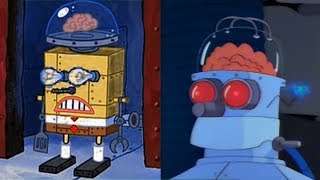 Robot Spongebob Vs. Robot Homer #SimpsonsDidIt