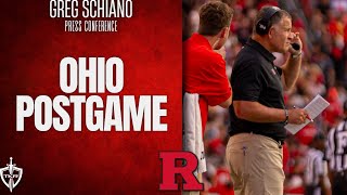 Greg Schiano Talks Ohio Postgame Press Conference - Rutgers Scarlet Knights Football