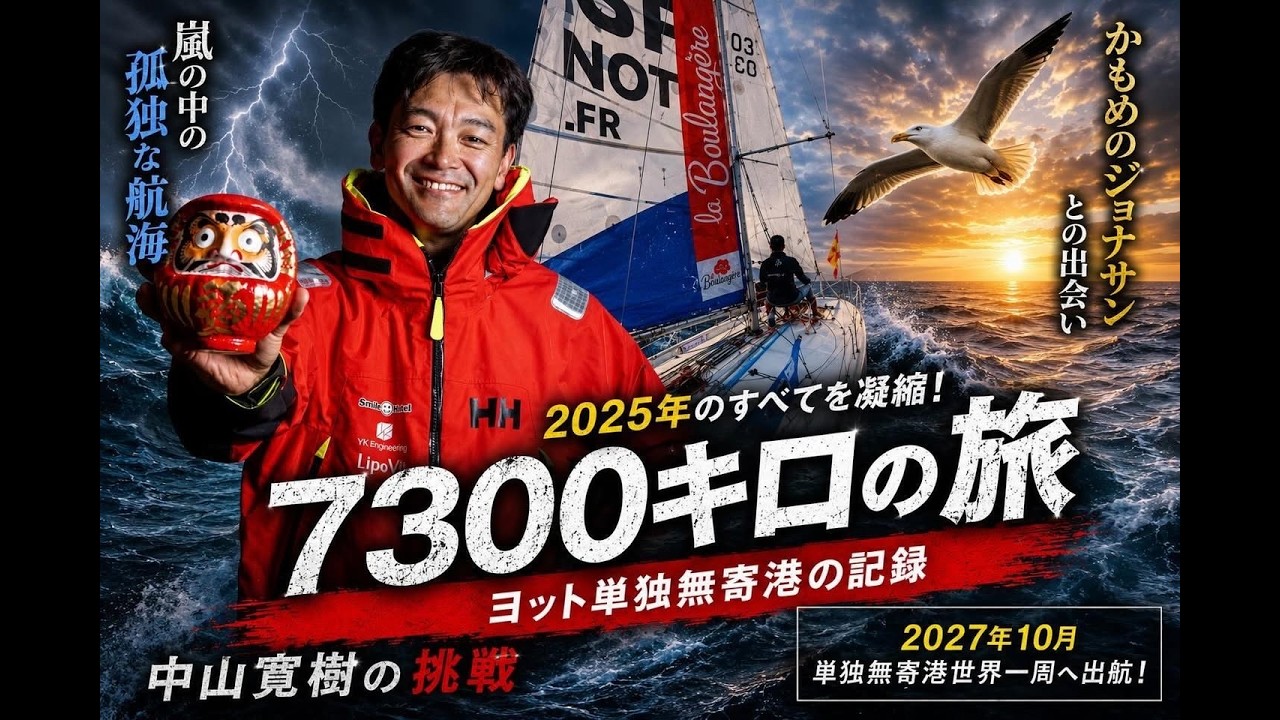 テーマソング「水平のかなた」ミニトランザットダイジェスト【ついに