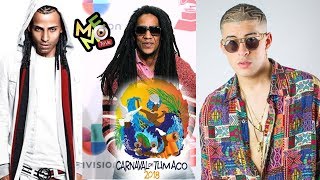 Video thumbnail of "Bad Bunny, Arcangel o Tego - Gilberto Santa Rosa o Roberto Roena - Carnavales de Tumaco - Memo TeVe"