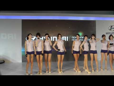 2012台北國際世貿新車大展HYUNDRI汽車模特MODEL美女秀張安琪、李思潔、劉美辰、陳馨婷 ,台網TNTV中網CTTV華網TVTV