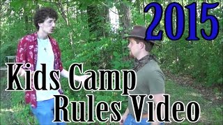 Kids Camp Rules Video 2015