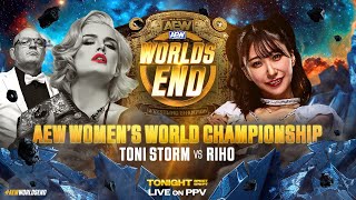 AEW Women's Championship: 'Timeless' Toni Storm v Riho | AEW Worlds End, LIVE Tonight on PPV