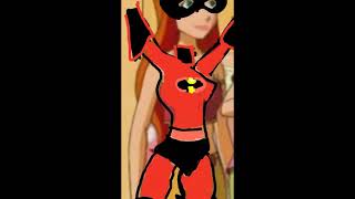 Totally Spies Sam and The Incredibles Sam Helen Parr Elastigirl Super Red Dress