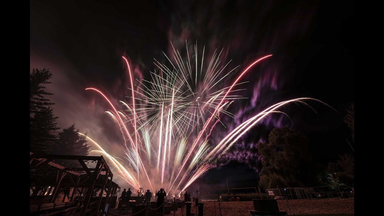 Szalenie intensywny pyromusical - pokaz fajerwerków z muzyką - Kaskada hotel