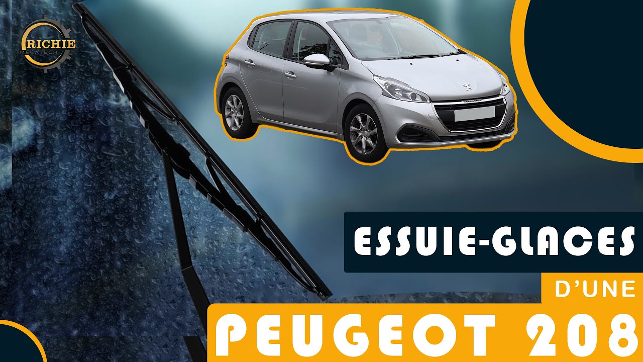 Comment remplacer des essuie-glaces sur PEUGEOT 208 1 (CA_,CC_) [TUTORIEL  AUTODOC] 