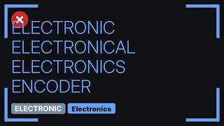 Electronics: Non-systematic (7, 4) Hamming code encoder