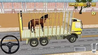 Horse Transport Truck Driving Sim Game || Horse Games || Transport Truck #GAMEPLAY screenshot 4