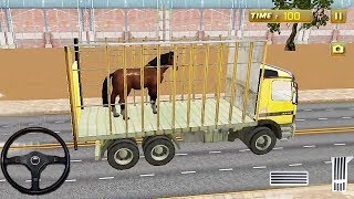 Horse Transport Truck Driving Sim Game || Horse Games || Transport Truck #GAMEPLAY screenshot 2