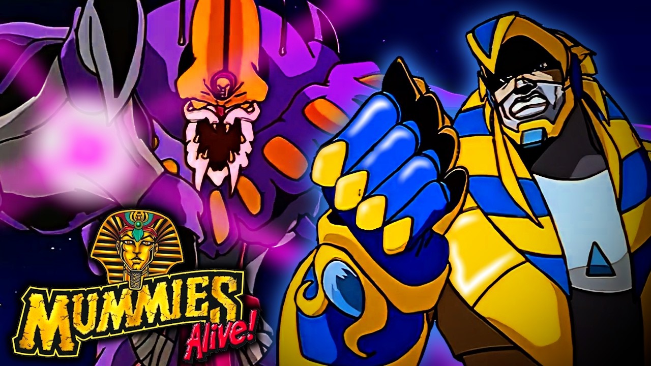 The Mummies VS KAIJU Scarab FULL FIGHT | Mummies Alive!