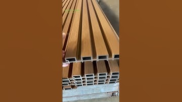 Build a nice looking Wall with Wood Composite Wall panels WPC CLADDING   #Compositecladding #BESTOO