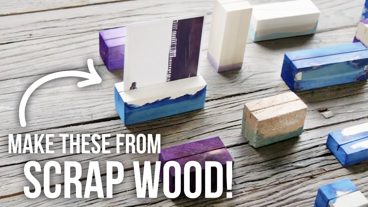 DIY Wood Photo Holders DIY Picture Frames YouTube
