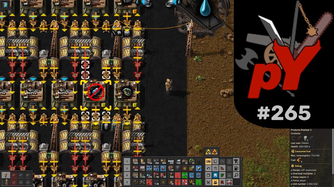 Oh Cliff Explosive, Where Art Thou? | Factorio | Pyanodons Hard Mode | 265