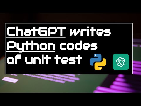 OpenAI ChatGPT writes Python unit test #chatgpt  #openai  #python
