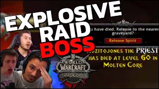 LvL 60 gets deleted by raidmember - WoW Hardcore Challenge Highlights