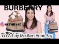 รีวิวกระเป๋า Burberry Ashby Medium Hobo Bag