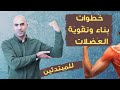 خطوات تقوية العضلات في حمية الكيتو وتكبير العضلات للعاديين والمبتدئين في الحمية على السبورة