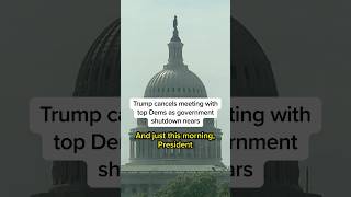 Trump cancels meeting with top Dems as government shutdown nears