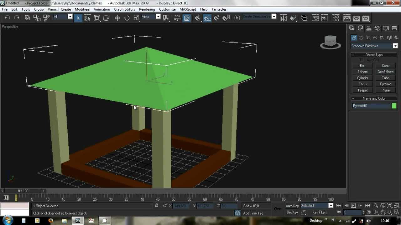 Tutorial Animasi Bangun Rumah Wireframe 3ds Max YouTube