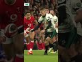 Fabulous feet from the Irish Rugby star, Sam Prendergast!