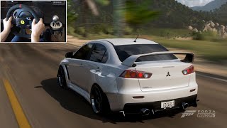 Widebody Mitsubishi Lancer EVO X - Forza Horizon 5 // Thrustmaster T300RS