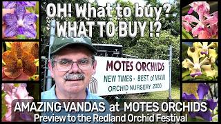 Vanda Shopping Guide: Motes Orchids + Redland Festival Pregame Plan #flowers #orchids #gardening