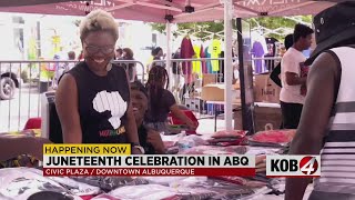 Black-owned businesses celebrate Juneteenth in downtown Albuquerque