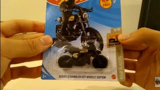 2021 Hot Wheels Ducati Scrambler HW Edition Mooneyes bike Baja Blazers 10 Unboxing Review