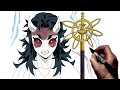 How To Draw Sekido | Step By Step | Demon Slayer