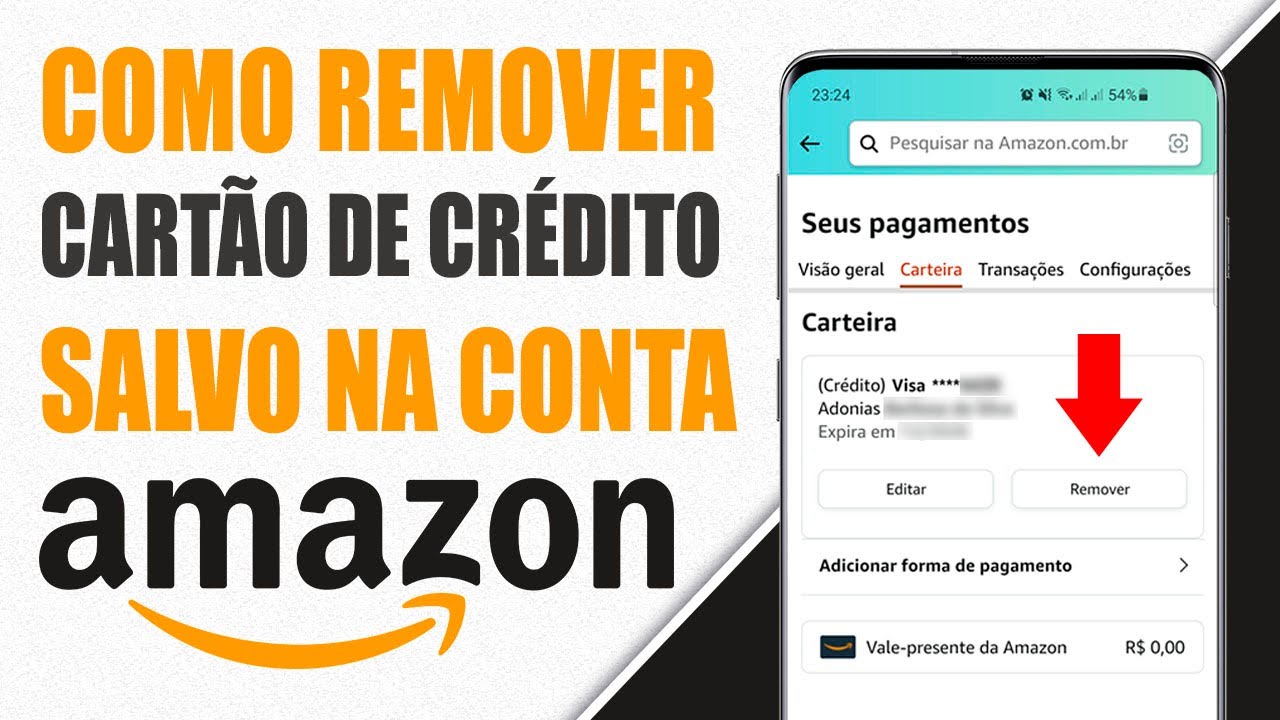 Como posso remover meu cartão de crédito? – Centro de Ajuda