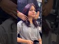 Color🎨transformation with hair style  #shortvideo #youtubeshorts #trendingshorts